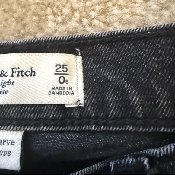 Abercrombie & Fitch The Ankle Straight Ultra High Rise Jeans 25S - Picture 3 of 8